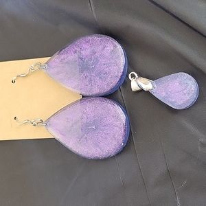 Earrings and pendant set